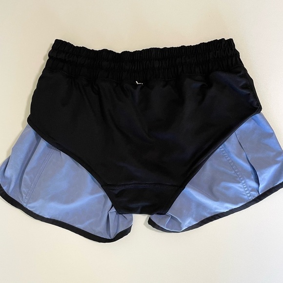 Lululemon Tracker Short III 4 Way Stretch Ace Spot Lullaby Blue Black 6 - Picture 14 of 16